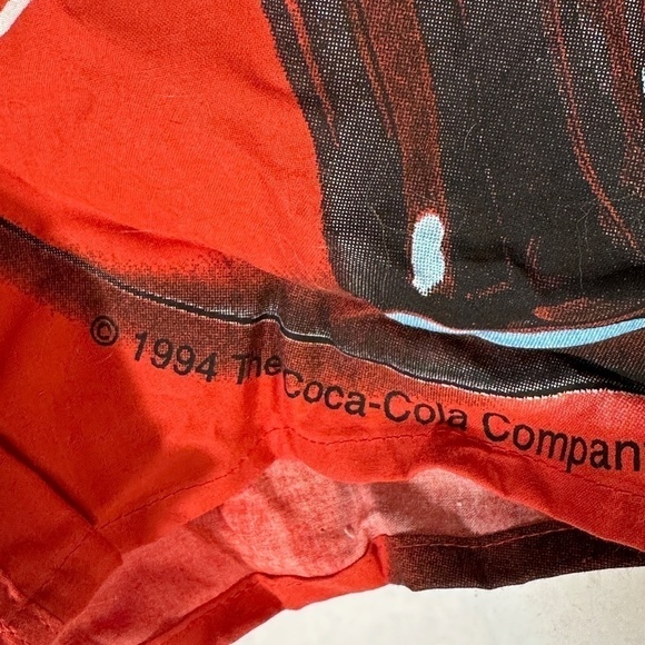 NWT Vintage Coca Cola Polar Bear Boxer Trunks Shorts - Picture 3 of 10
